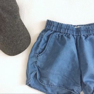 Madewell Blue Pull-On Shorts